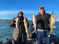 Loaded Rod Charters Lake Erie Walleye Trip fishing Lake 