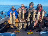 Loaded Rod Charters Lake Erie Walleye and Perch Combo fishing Lake 