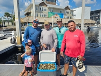 Silver Fish Inshore Charters and Lodging Steinhatchee Florida Scalloping | Private - 6 Hours Trip (Scallop) fishing Offshore 