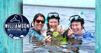 Williamson Outfitters Scalloping in North Florida fishing Flats 