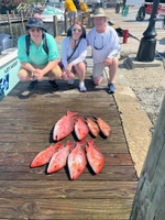 PCB Water Adventures Panama City, FL Red Snapper Trip fishing Offshore 