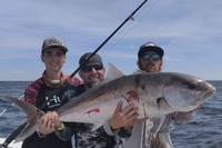 Reel Hard Charters Snapper & Mackerel Fishing Charter in the Gulf of Mexico fishing Inshore 