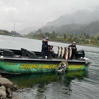 Chrome Rangers NW  8 Hour Chinook/Coho Salmon Trip fishing River 