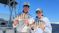Recess Sport Fishing Jacksonville, FL 4 Hour Sheepshead Trip fishing Inshore 