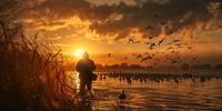 Above C Level Adventures Exciting Marsh Blind Hunting Experience! hunting Small game hunting 