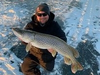 Musky & Pike Dreamers Lake Geneva Fishing Charter |8-Hour Full Day Seasonal Ice Fishing Private trip fishing Lake 