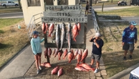 Blue Water Excursions Port Aransas, TX 6 Hour Afternoon Red Snapper Trip fishing Offshore 