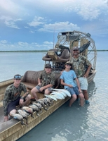 Bay Feather Outfitters Cast & Blast  hunting Airboat Hunts 