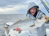 Salty Siren Fishing Chesapeake Bay Fishing - Winter Striped Bass C&R  fishing Inshore 
