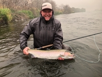 Brian Silvey’s Flyfishing guide service Deschutes River Steelhead Day trip fishing River 