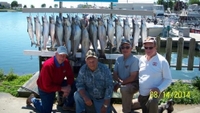 Fishin’ Again Charters Reel Deals: Fabulous  Chinook & Coho Extravaganza – Let the Fishing Fiesta Begin! ( 4 Person )  fishing Lake 