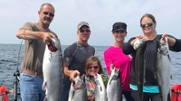 Angler One Charters Salmon Fishing in Lake Michigan | 5 Pax Max fishing Lake 