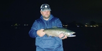 Just Fish Guide Service Buffalo Fishing Charters | Private Seasonal 5 Hour Nighttime King Salmon Trip fishing Lake 