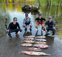 Playin’ Hooky Guide Service Daytime Bowfishing Trip fishing River 