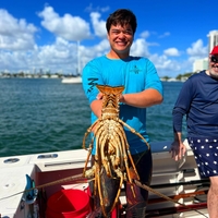 Spearoholic Excursions Miami Beach Fishing Charters | Lobster Half Day Fishing Am and PM fishing Inshore 