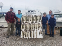 BK Sportfishing Fishing Charters Port Clinton Ohio fishing Lake 