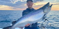 Kinn’s Sport Fishing Fishing Charters on Lake Michigan | Algoma 36' 5-8 Hour Trip fishing Inshore 