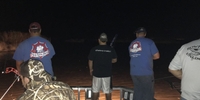 Jean Lafitte Harbor Charters Bowfishing in Louisiana | 6 Hour Full Night Fishing Trip - 18' Alumatech fishing Inshore 
