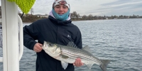 Sandy Hook Charters Fishing Charter NJ | Inshore 4 hour Striper Morning Adventure fishing Inshore 