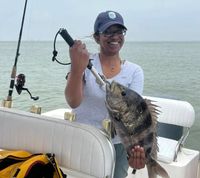 Half Day Afternoon Guided Fishing Trip In Galveston– Redfish, Trout and Sheepshead