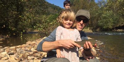 Wet Wading Fishing Trip in Jackson River at Hidden Valley