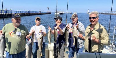 Lake Michigan Fishing Charters | Private Half Day Morning or Afternoon Trip