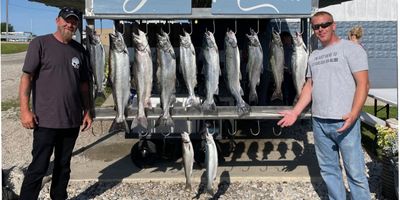 Half Day Salmon Trolling Trip – Ludington (AM/PM, 5–6hrs)