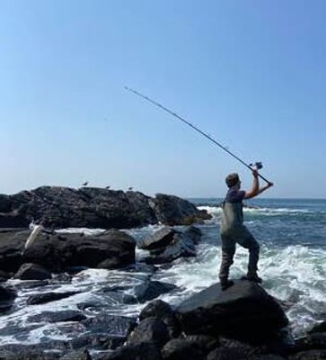 Shore Fishing Trip, Rhode Island