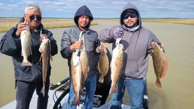 Winter Blues? Reel Them In with Our Winter Special $50 Off half-day Fishing Charter in Matagorda TX.