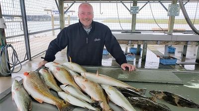 Hooked up on Half Day: Bay Fishing Charters in Matagorda. (Weekday trips by appointment only)