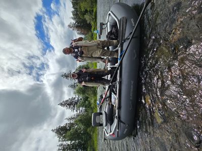 Raft Fishing Salmon and Steelhead