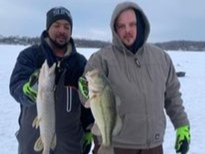 Lake Michigan Fishing Charter | ( AM or PM ) 4-Hour Half Day Ice Fishing Seasonal Private Trip