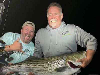 Private 6-Hour Striped Bass Evening Seasonal Trip