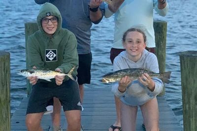 Inshore Fishing Bliss at Hog Town Bayou Lane, Santa Rosa Beach, FL | 2 Hour Private Trip for Kids Intro to Fishing