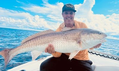 North Carolina Fishing Charter: Trophy Bull, "OLD" Drum & Tarpon: June-Oct (Price Includes Three Guests)