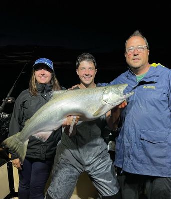 Small Boat Fall Trout and Salmon Fishing Trip