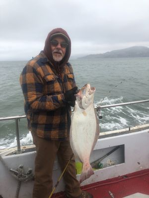 Inside bay halibut and striped bass