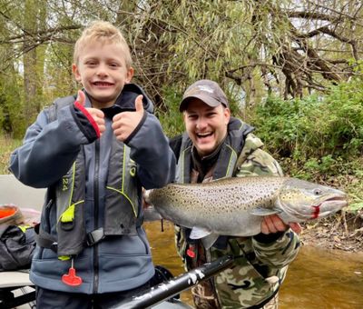 Fall Trout Trips in Lake Michigan