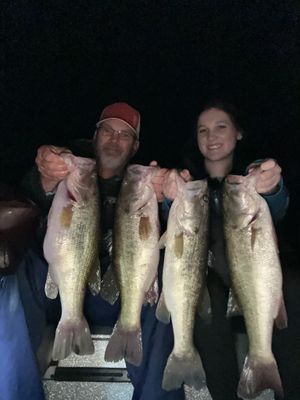 Lake Conroe Night Fishing Guides | 6 Hour Guided Bass Fishing Trip