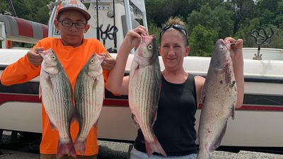 Private Hybrid & Striped Bass Fishing in Lake Belton (PM)