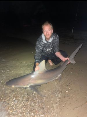 Overnight Beach Fishing Trip at Falmouth, Massachusetts