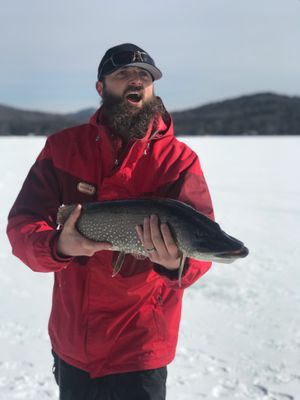 Ice Fishing in Saranac