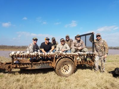 Duck hunting Texas