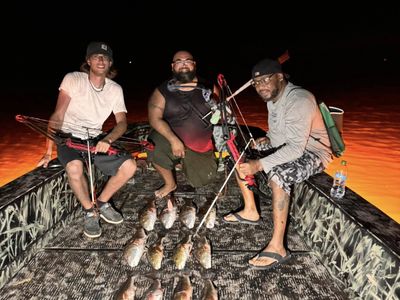 Private Guided Night Bow Fishing for 3