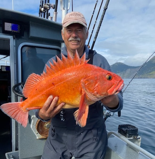 One person fishing in Homer