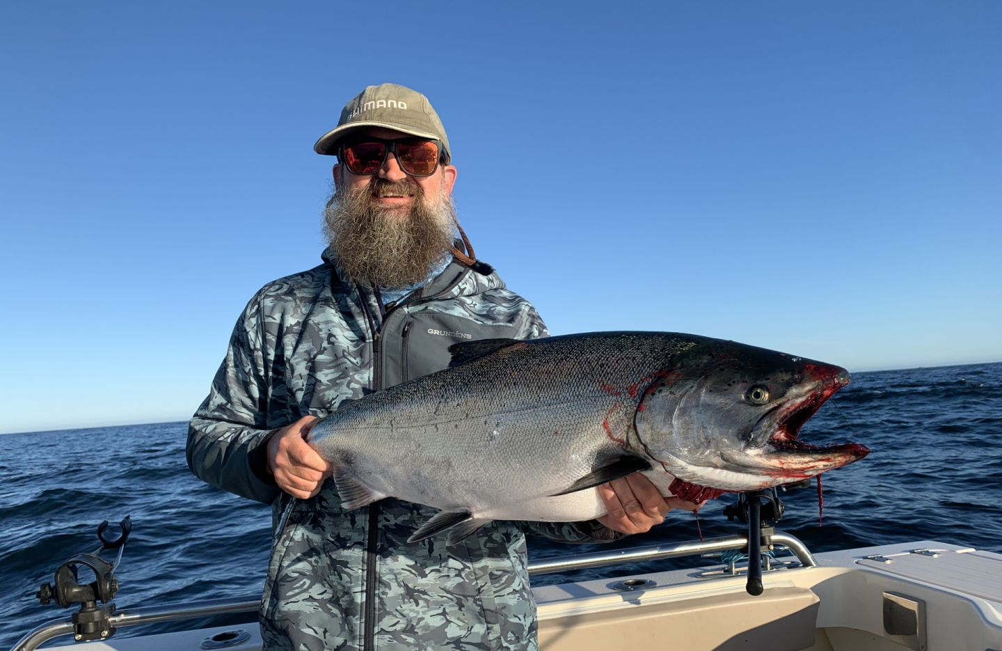 Coho salmon fishing in Eugene