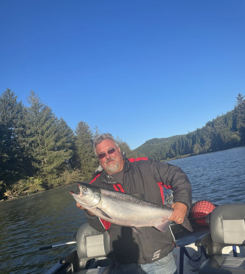Rainbow trout caught while fishing in OR