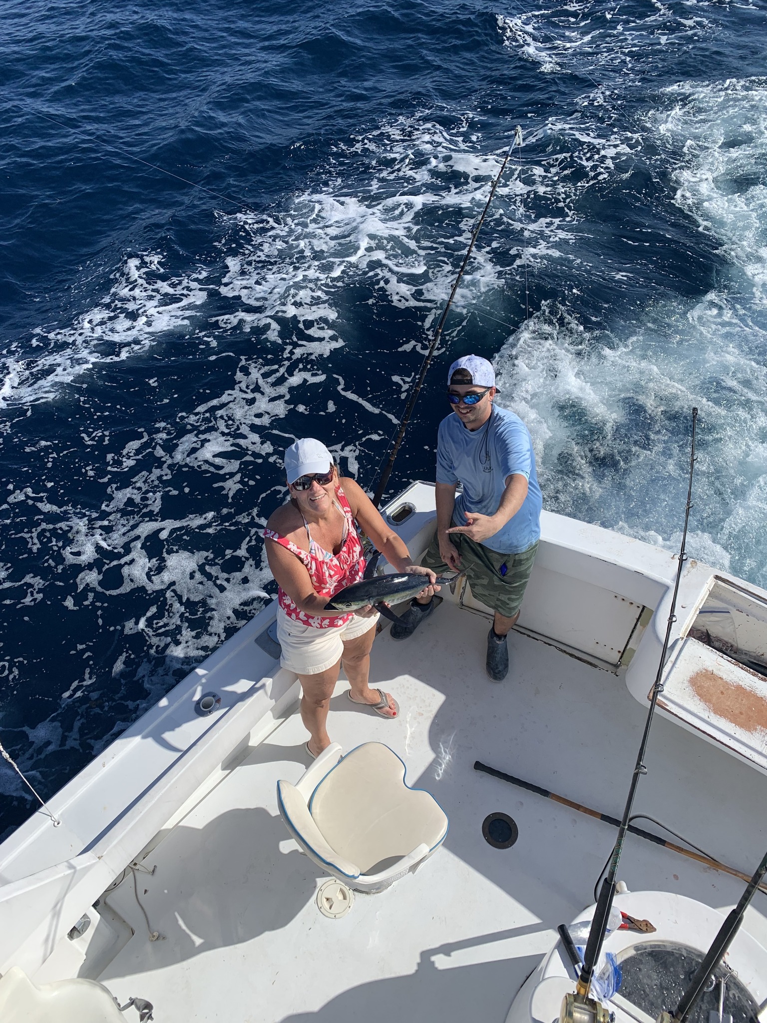 Two people fishing in FL