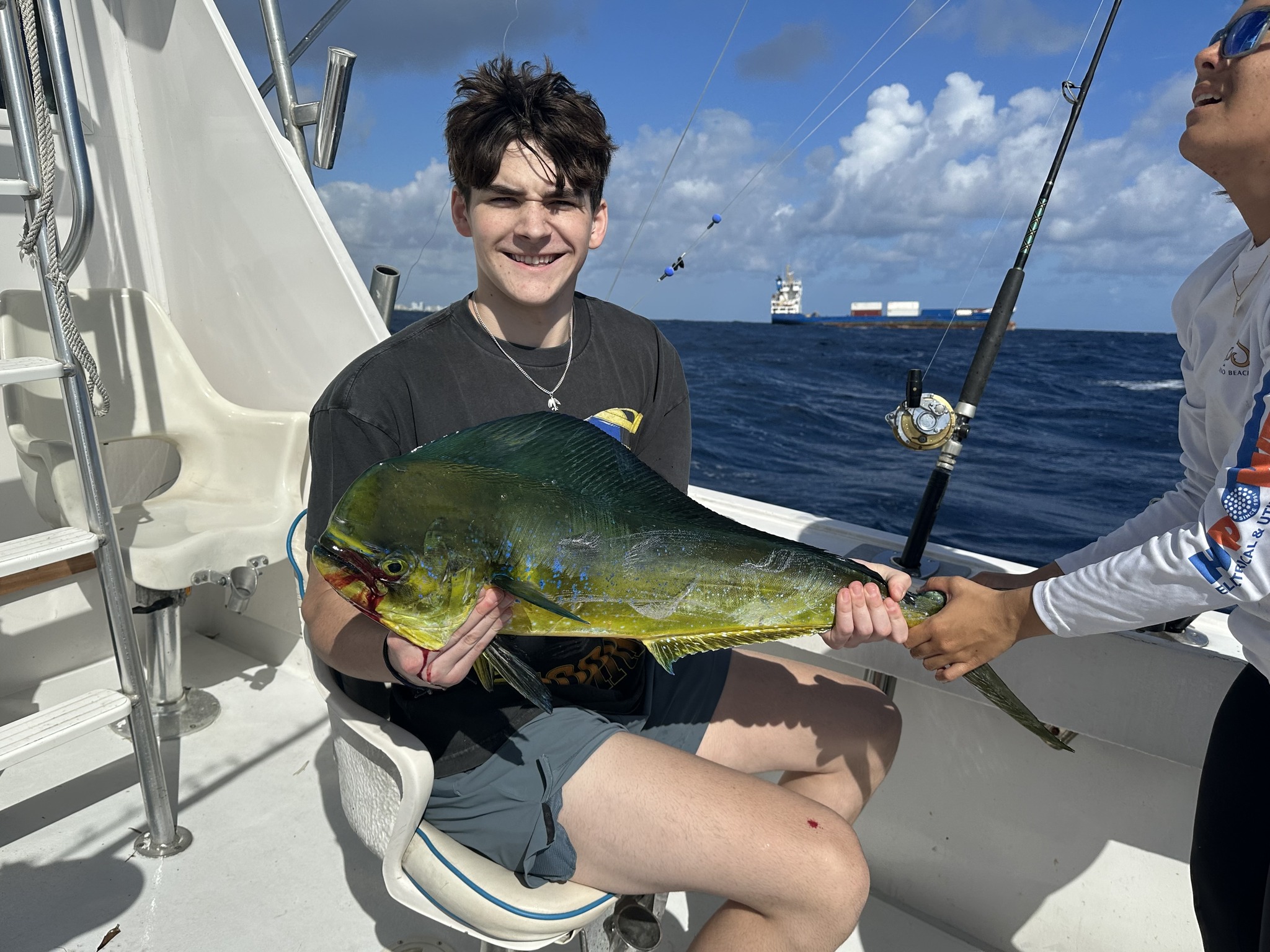 3 people fishing in Florida