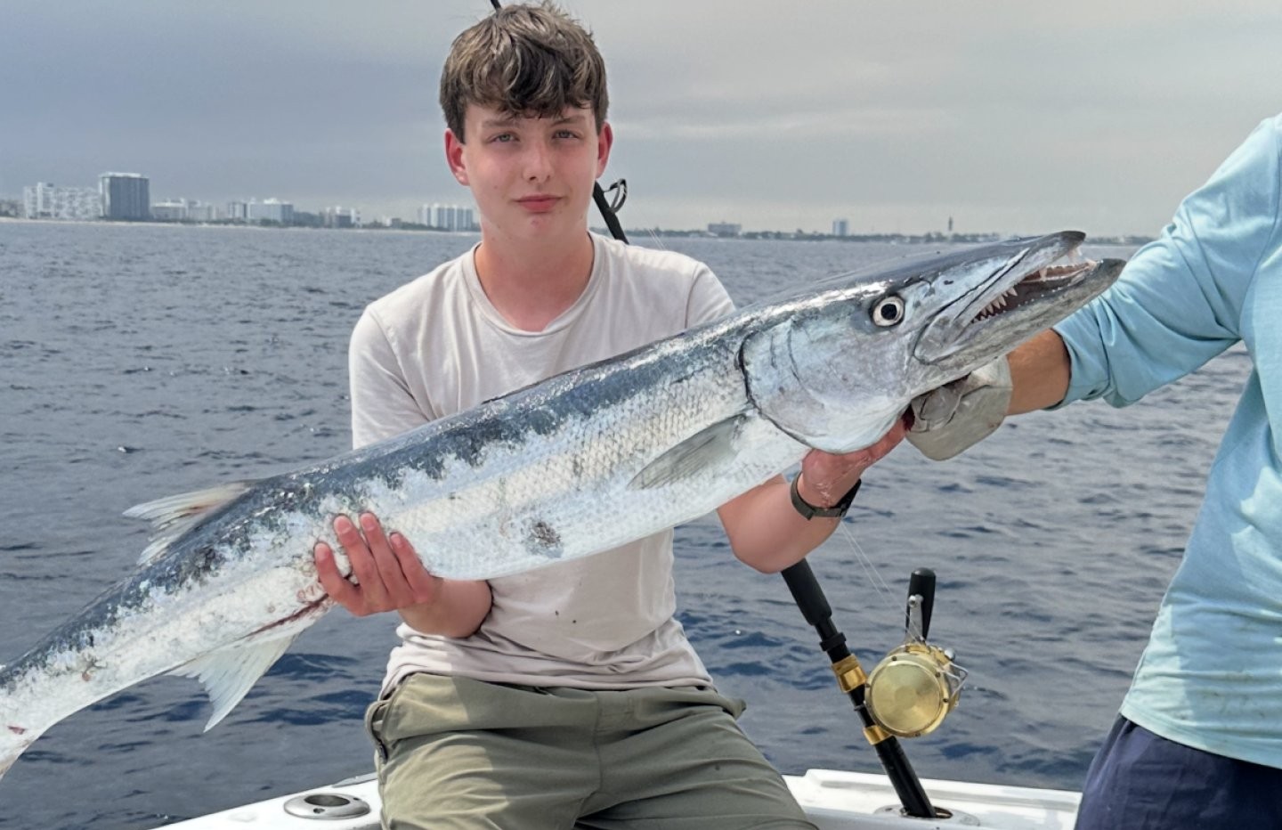 45-foot Hatteras sportfishing yacht for half day afternoon fishing trips in Pompano Beach FL